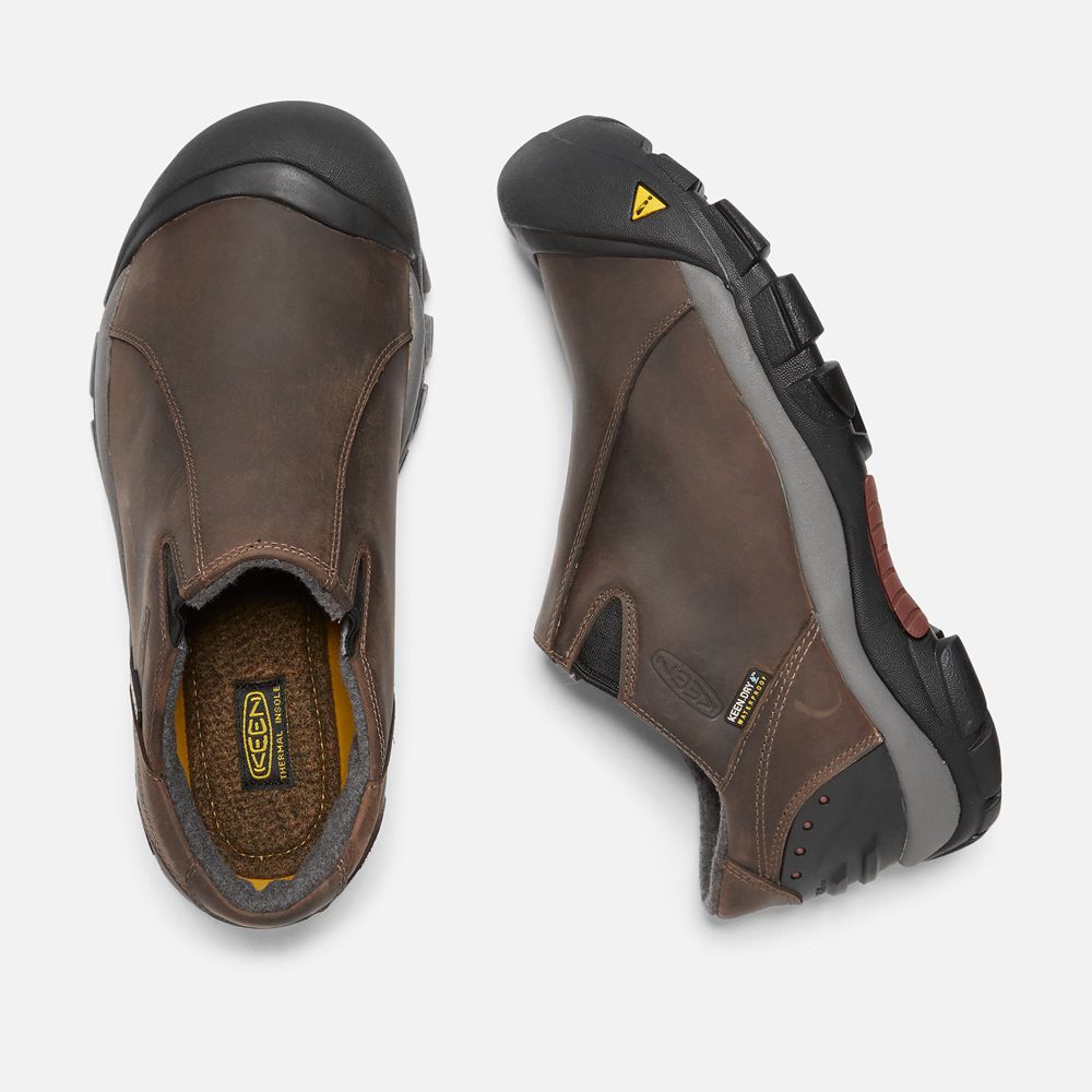 Slip-On Keen Homme Marron | Brixen Waterproof Basse | XPNJK-3561